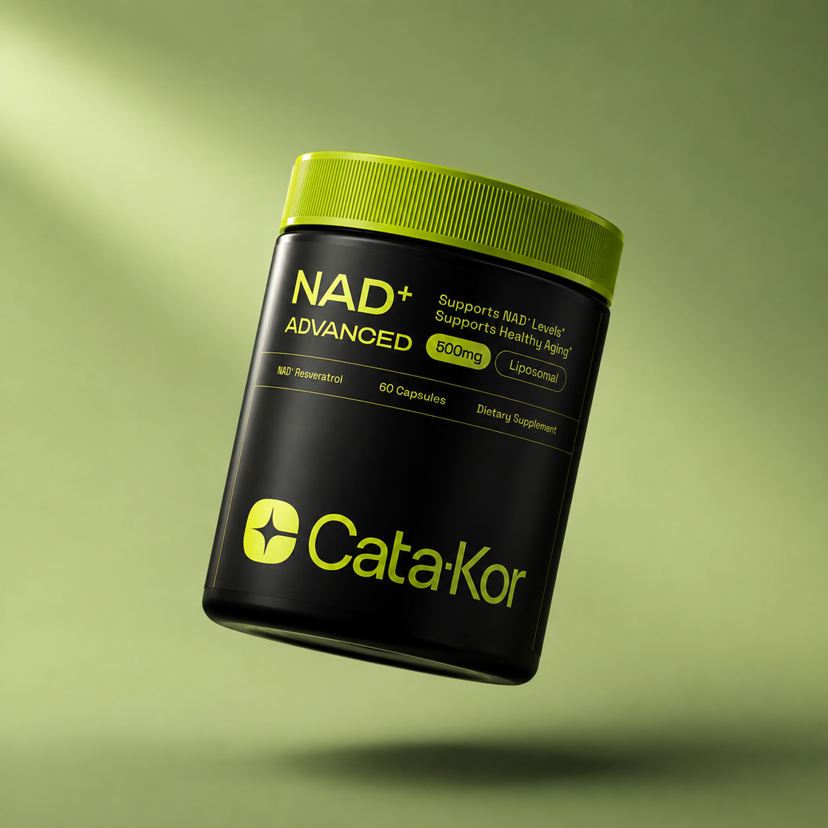Cat-Kor: Suplemento dietetico,Apoya energía celular y envejecimiento saludable.